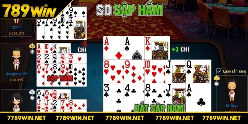 Mậu binh được sắp xếp thành nhiều chi